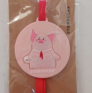 2019 China Exclusive Starbucks Piggy Luggage Tag